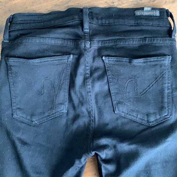 CITIZENS OF HUMANITY BLACK AVEDON SLICK SKINNY LEG JEAN - Picture 6 of 6